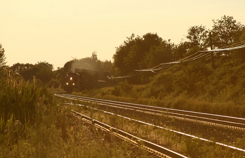 CP 114 blasts out of the sunset at 60MPH