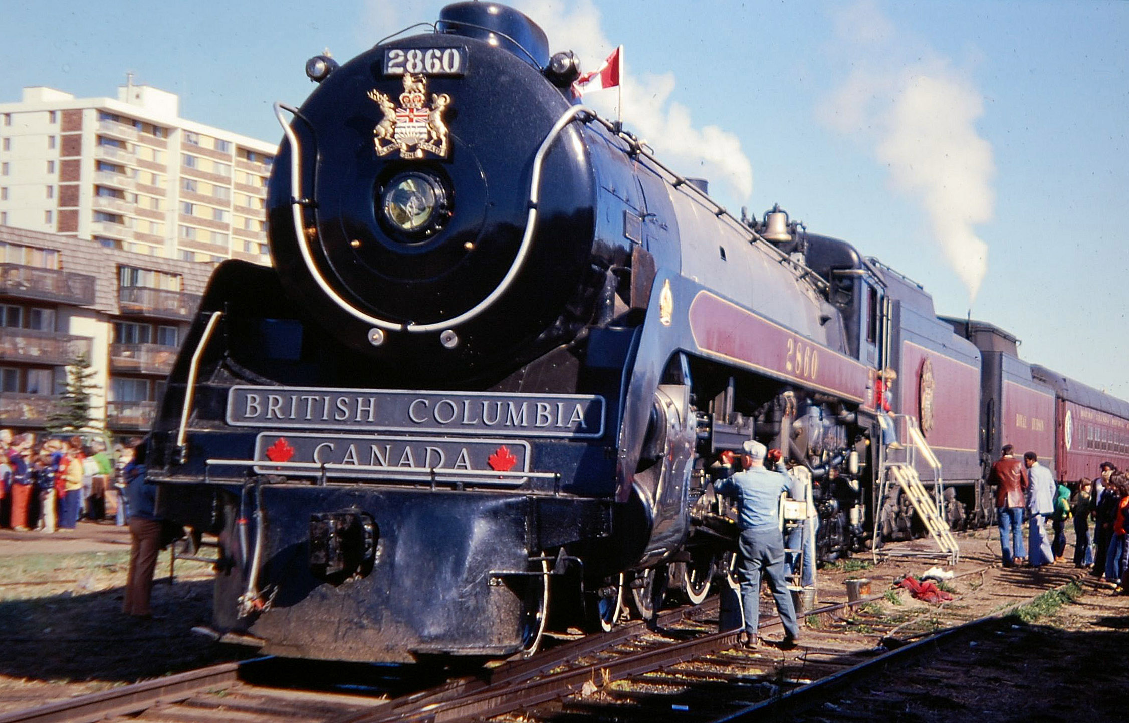 Railpicturesca Richard Hart Photo Cp Royal Hudson” 2860 Is Seen In