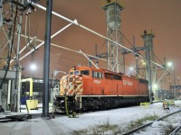 SD40F-2 fueled,sanded,trimmed up and ready to go. Built in 1988 and sold in September 2015 to Central Maine & Quebec.