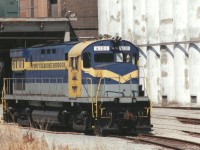 ALCO C-425 sits outside the Robin Hood Foods plant in Port Colborne. 