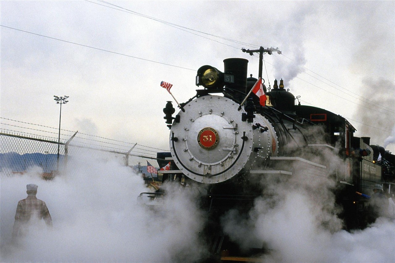 Steam Expo was a gathering of several steam locomotives from around the world. It lasted a few days, but I was only there for the very beginning. All the locomotives (that made it on time) were staged and we were able to walk among them - that was probably the coolest part of the experience. I wonder if that would be possible today.....