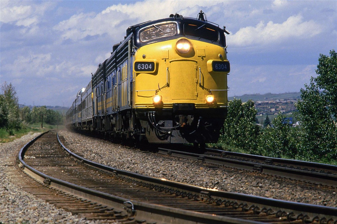 Eastbound "Canadian" at Brickburn.