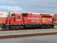 Originally built in 1977 for the Boston & Maine as their #306 then Guilford Transportation with the same number it became HATX 514 before being acquired by CP in 1999. The unit received it's beaver logo scheme in 2000. It is now stored out of service at Agincourt yard.