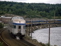 The Westbound "Atlantic" is skirting Bedford Basin at Mill Cove on its way out of Halifax.