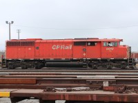 Red barn built in 1988 sits at the east end of the shop tracks. It's a shame we may never see them run as CP units any more as some have been sold and the rest may be scrapped or sold off as well. 