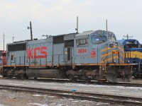 This SD70MAC actually started out as a Mexican Railway locomotive (TFM #1624) built in 1999.