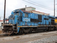 Built in 1979 former Conrail and then Montreal Maine & Atlantic GE B23-7 #2000 is being shipped off for auction.