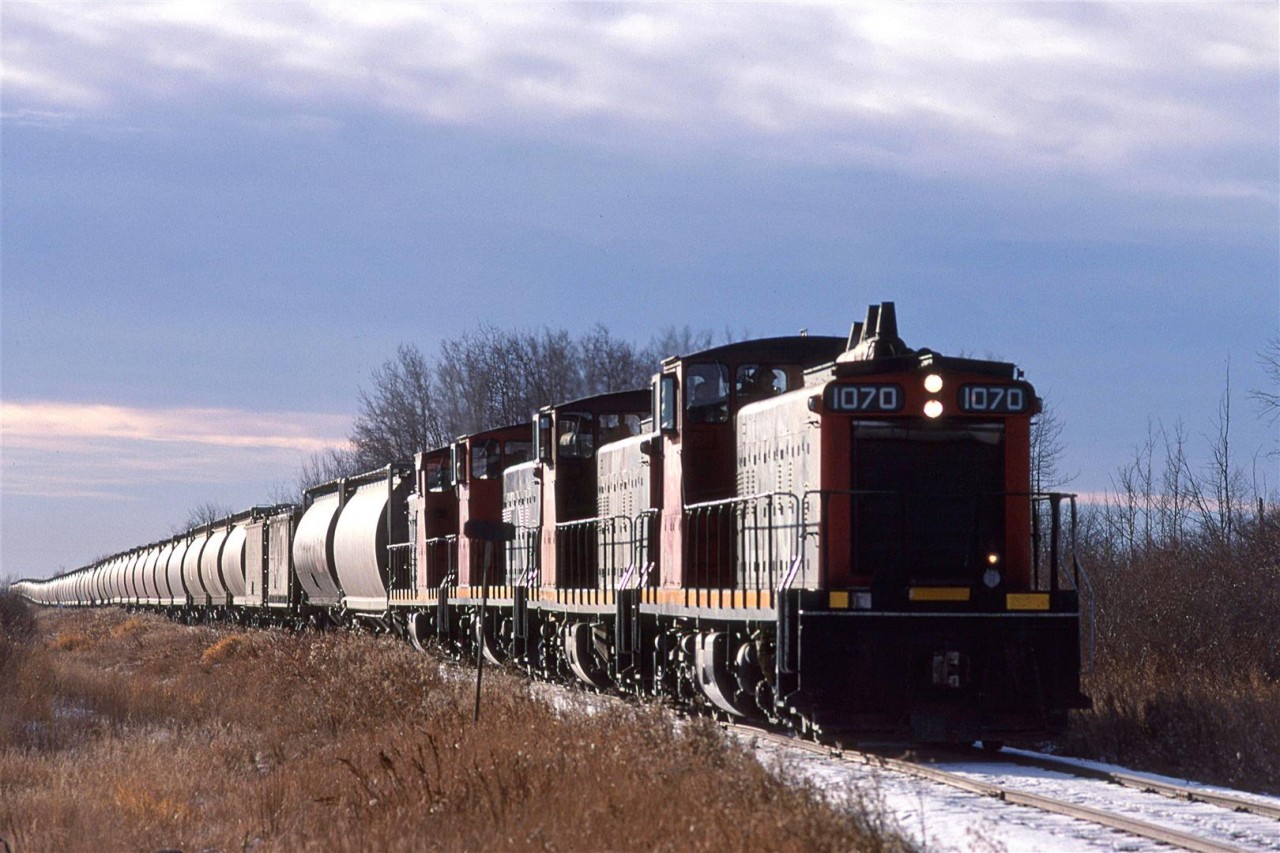 I am not exactly sure where this was taken, but I believe that this is the Legal sub, just north of Morinville. The co-ordinates given for the map is my best guess.