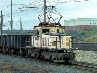 INCO 113, built in 1938 seen here switching empty ore cars at Clarabelle.