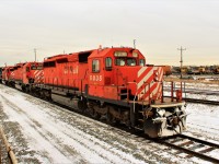 3 remote controlled equipped SD40-2's showed up at Agincourt over the weekend but were gone on the 9th on train 118. The units are the 6035 6040 & 6041.