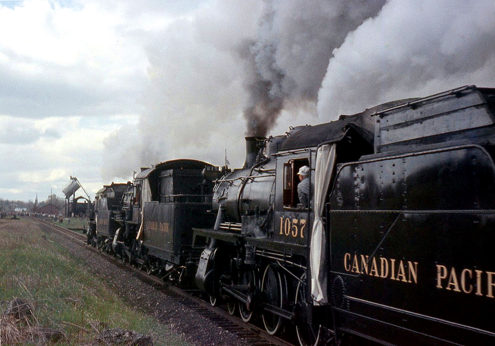 Railpictures.ca Bill Thomson Photo The famous CPR triple header