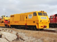 HERZOG Railroad Services of Canada Relco locomotive. It was at Agincourt to have some wheel truing done.