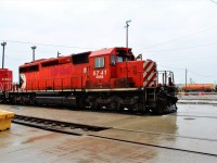 Ex CP Rail SD40-2 is now stencilled for SSRX.