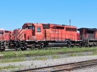 A "new" SD40-2 showed up at Agincourt this week in the form of remote control equipped CP 5969. Not sure if this one is headed to CAD for painting and upgrading to dash 3 standard like the 3 that came through in February <a href="http://www.railpictures.ca/?attachment_id=28422">http://www.railpictures.ca/?attachment_id=28422</a>