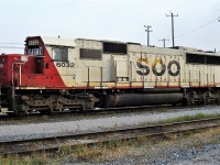 SOO Line SD60 #6032 is one of the units that remained on the CP roster and was repainted into the Canadian Pacific scheme and renumbered 6232.