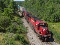 While most of my morning was spent on the footbridge at Laking Gardens during the 2017 Bayview Meet, CP 6252N convinced me to go for a quick drive over to Newman Road to photograph CP 142.