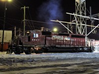 Smokey SD40-2 5841 is just east of the fuel stand nearing the end of it's operating career at CP. J&L consulting purchased it in January 2017.