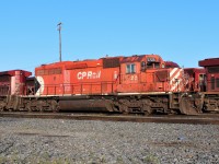 Still proudly displaying it's "Multimark" CP Rail 5725 arrived at Agincourt from storage in Winnipeg.