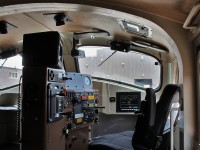 Cab shot of CP FP9a #1401 of the Canada 150 train. Compared to the 4106 this unit has electronically controlled air brakes, LED interior lighting, air conditioning, computer controls/screen like the GP20ecos and is PTC equipped.