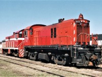 Ontario Southland RS23 poses in St.Thomas during the Railway Days weekend.