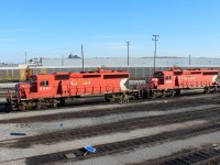 A pair of multi mark SD's bask in the evening sun. Two of their brothers were scheduled to be put into service, could they be next?