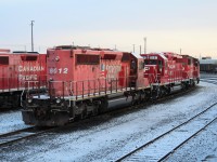 CP 6012 and 6607 being pulled away to be put back into service. The 6607 has been seen working since this photo, anyone catch the 6012 yet?