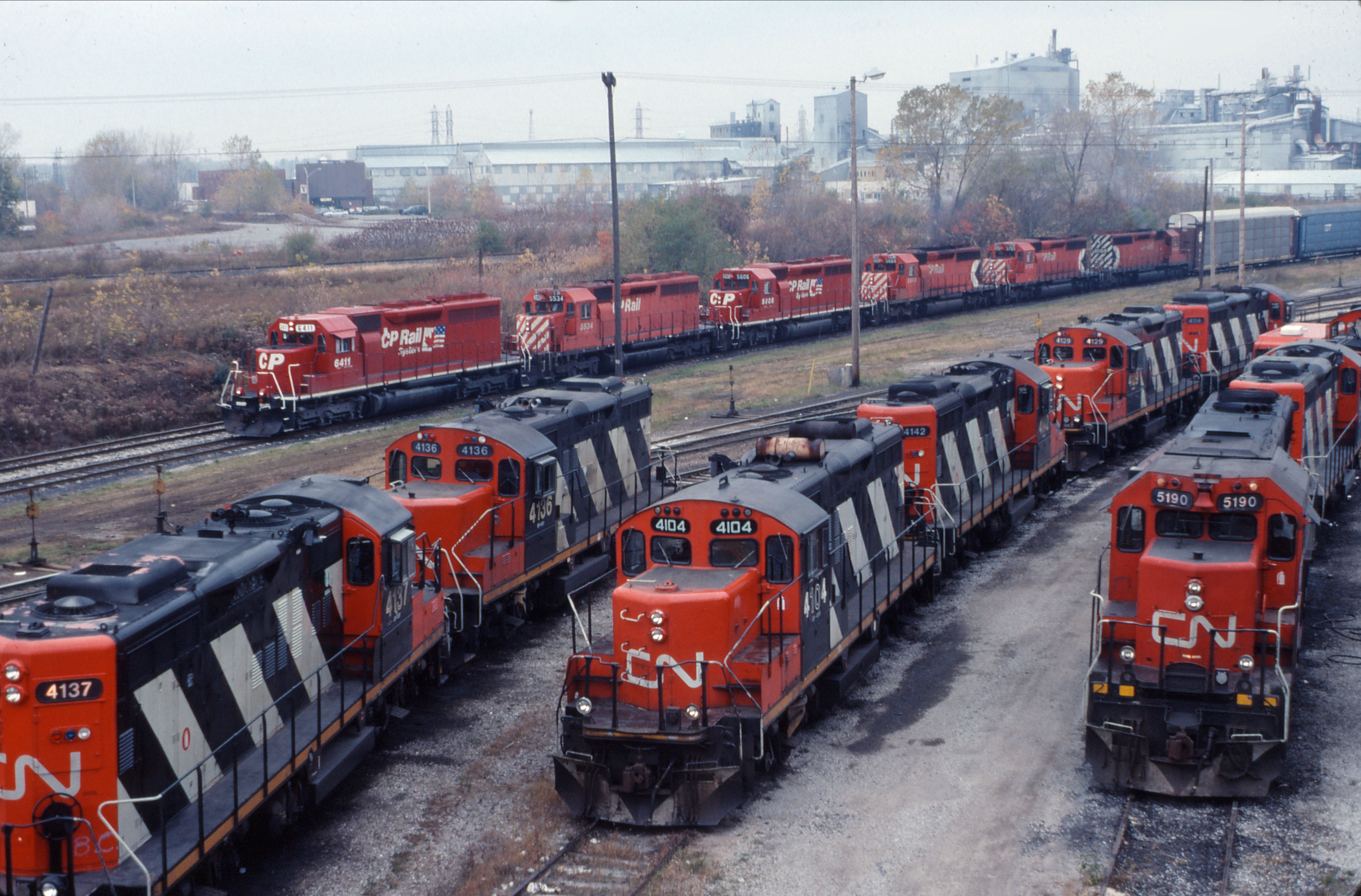 Railpictures.ca - John Eull collection Photo: Picking up on Doug’s