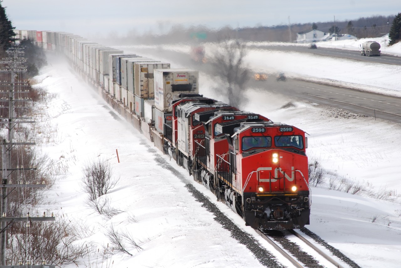 CN 120 pass advence trudel subdivision Drummondville