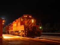 CP switcher -xxx ,the crew stoping at smith fall for the dinner