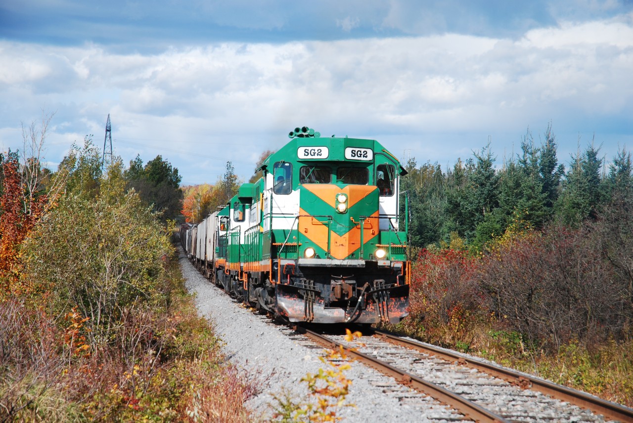 the quebec central exit the yard CN joffre