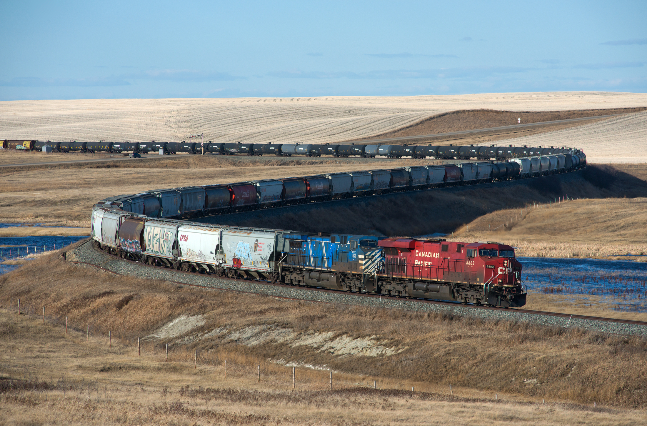 Railpictures.ca - Matt Watson Photo: CP's daily Wilkie SK to Red