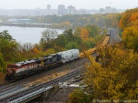 Back in the more recent leaser era for CN, a nice 331 working Hamilton Yard on a dreary fall day.
