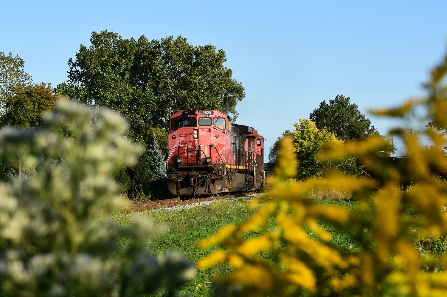 Railpictures.ca - Mitchell Gault Photo: CN’s only road freight into