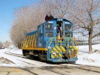 The Old Port Symphony (which involved boats, trains and bells making a lot of noise) used to be a great chance to see the Port of Montreal's switchers, which are hard to photograph. Back in 2009, they were still rostering two SW1001's (POM 7601 & 7602) and they both participated in the symphony. This event has not taken place in a few years as well. POM 7602 now sees service in Beauharnois as AXLX 7602, switching the Axiall Canada Inc. plant, still wearing the same paint scheme.