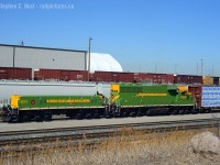 And now there are two - finally together after months of waiting, Heritage painted CN 600/7600 are paired together drilling the yard back in March. The other Heritage set is out west, where <a href=http://www.railpictures.ca/?attachment_id=45164 target=_blank>Rob Eull photographed them in April</a>. Say what you will about the accuracy of these things, but CN really stepped up to the plate after years of underwhelming commemorative schemes, and I am looking forward to the potential of more in the future should they happen.<br><br>Locomotive notes: CN600 ex CN 503, CN 7600 ex CN 4728, rebuilt from a gp38-2 to a gp40-3 (added a Turbo). CN 601 ex CN 516, CN 7601 ex CN 4702. One thinks if these are successfull may be many more to come, something has to be done about the four axle fleet, the GP9's can't last forever can they? And the GMD1's are gone... there must be more to the story.