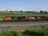 CN 527 is heading back to Southwark Yard with CN 2522 & CN 2238 for power.