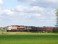 CP 41B is not too far from Farnham as it passes the station sign for Brookport with CP 1401, CP 7019 & CP 1900 for power.