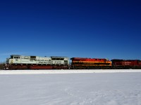 CP 251 is approaching Farnham with CP 7022, KCS 4820 and CP 8107 for power.