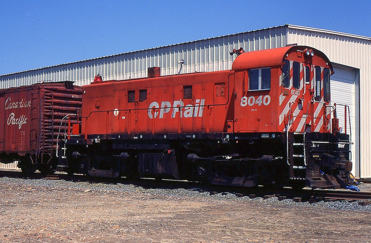 WHRC RS23 8040 sits outside of the shop in 1996.