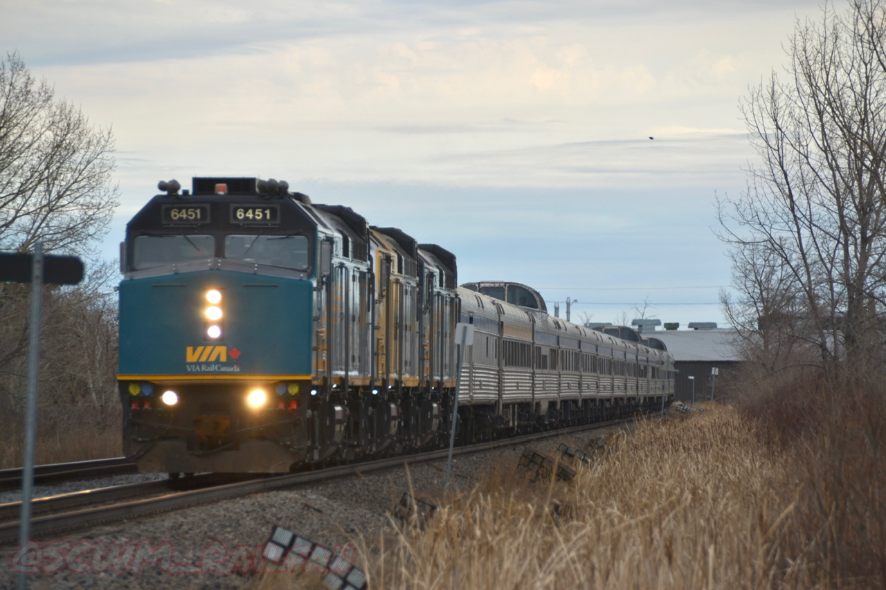 VIA Rail The Canadian Speeds into Winnipeg then Slows due to track work happening near another railroad crossing