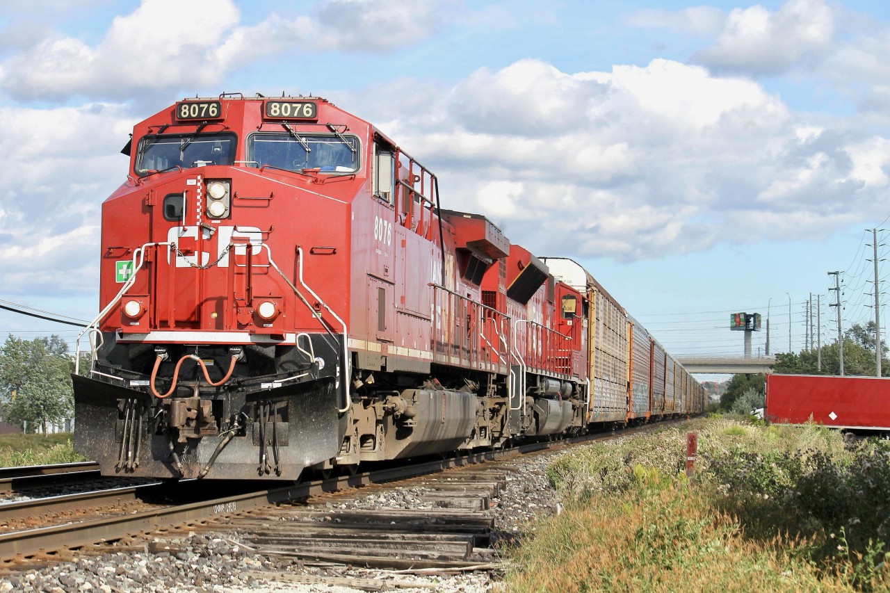 CP 236 with a clean pair of unis finds a break in the clouds at Meadowvale.