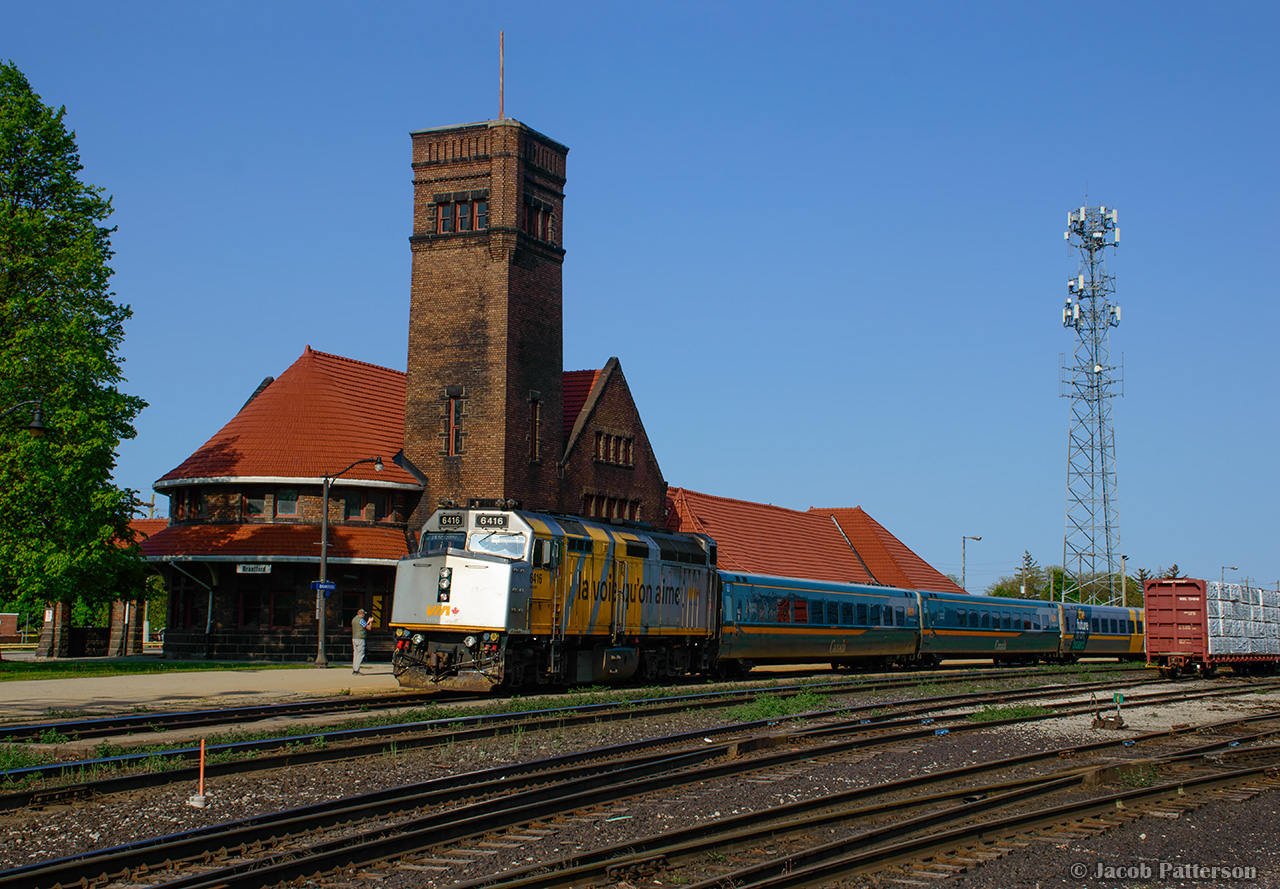 VIA 70 makes its stop at Brantford.