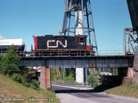 CN 549 with CN 7105 heads east from Merritton back to Niagara Falls.