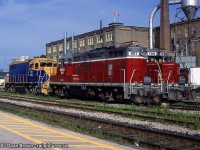 GEXR 901, GEXR 700, and GEXR 3856 across from Kitchener station back in 2000.