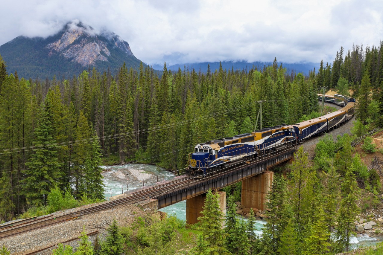 The First Passage to the West crosses the Ottertail Creek, on CPKC’s Mountain Sub