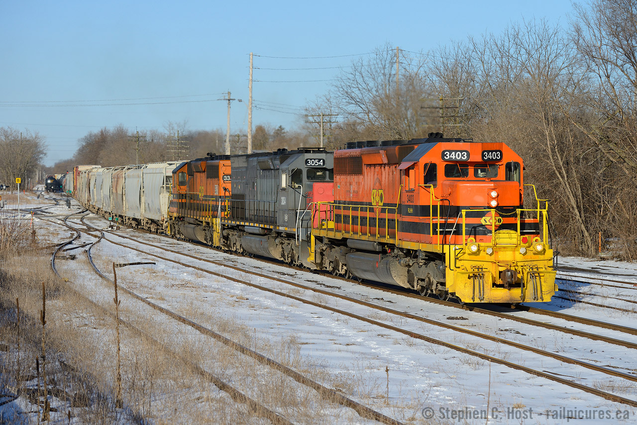 Ahh the days with three sd40's would roam back and forth between Stratford and Macmillan yard (and back, if they departed on time and made it) and all in perfect lighting both ways.