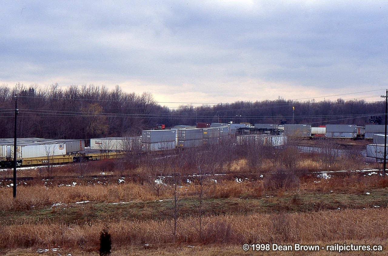 Another view of the NS/CN Intermodal Yard from the back side of the yard.