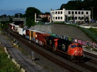 CN 324 is heading to Vermont with CN 5778, CN 2309 and 55 cars.