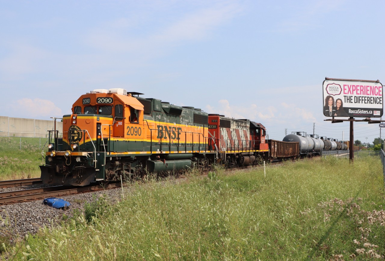 With a good size train trailing L551 heads up the grade toward Tansley for a meet with A435.