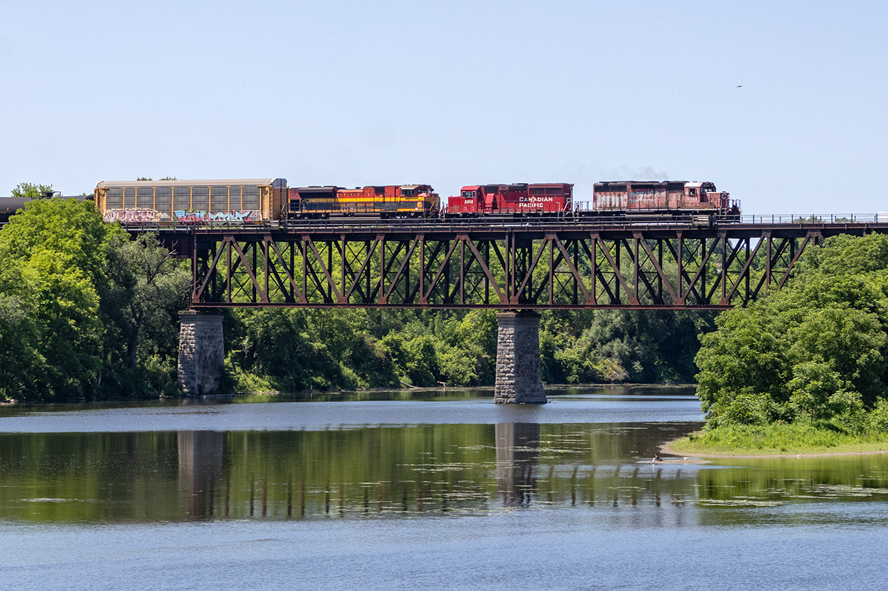 Not to be outdone, CP also chipped in with an SD40-2 leader in 2024. Every time it happens, you wonder if it's the last time.